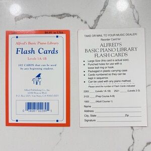 Alfred's Basic Piano Library Flash Cards